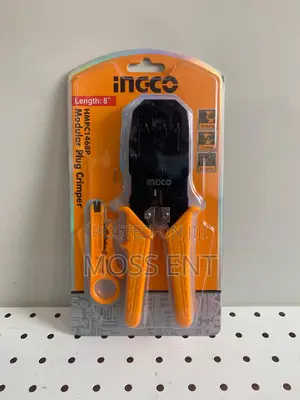 INGCO HMPC1468P Modular Plug Crimper – RJ45 & Telephone Network Crimping Tool