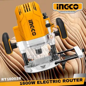 Ingco Electric Router 1600watts | Electric Router / Laminate Trimmer | 500W–1600W | 22,000rpm | 6–12mm Collet | Depth Adjustment