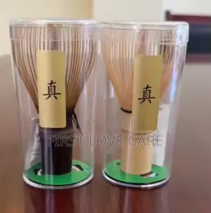 Matcha Whisk Zhen Bamboo Black and White