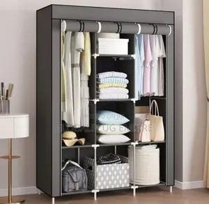 Foldable 3-in-1 Wardrobe – High Quality, Space-Saving, Multi-Compartment Storage
