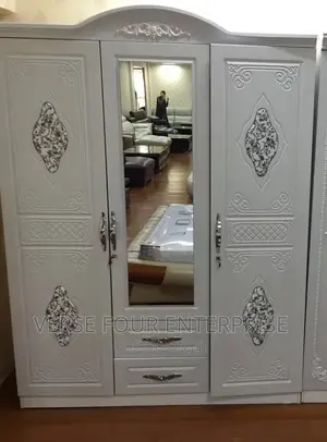 3 in 1 Wooden Wardrobe With Mirror | Wardrobe | Solid Wood / MDF / Plastic | 2–6 Doors | Drawers, Mirror & Hanging Rail | Multiple Sizes & Colours