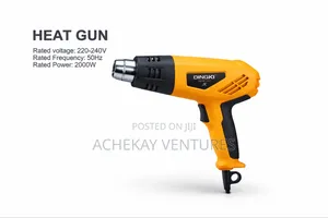 Electric Heat Gun 2000w – 220–240v | Heat Gun | 2000W / 20V Cordless | Dual-Stage 380°C–600°C | Variable Airflow | Paint Stripping & Shrink Wrap