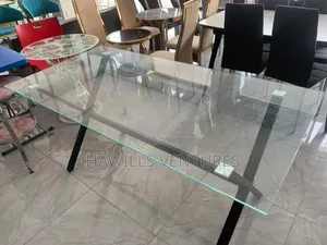 Simple Dining Table | Dining Set / Table | Tempered Glass / Marble / Solid Wood | 2–8 Seater | Matching Chairs Included | Multiple Designs