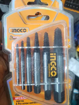 Ingco 6 Pieces Screw Extractor Set