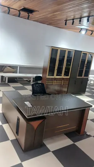 Executive Office Desk and Chair | Office / Executive Desk | MDF / Solid Wood | 0.8m–1.8m | Drawers & Cable Management | Multiple Finishes