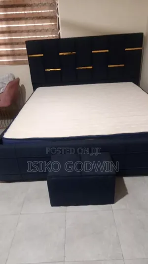 Queen Size Bed Frame and Mattress | Bed Frame | Solid Wood / MDF / Leather Upholstered | King, Queen & Double | Durable Construction | Multiple Designs
