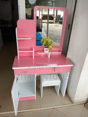 Craving Ladies Dresser | Dressing Mirror / Vanity | Full-Length / Tabletop | LED Lighting Option | With Drawers & Stool | Multiple Finishes