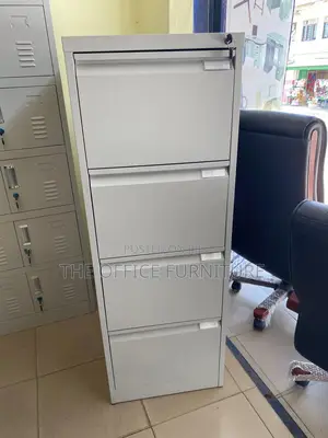 Fireproof Four Drawer Cabinet | Cabinet / Locker | Heavy-Gauge Steel / MDF | Multi-Door | Key Lock | For Office, School & Home