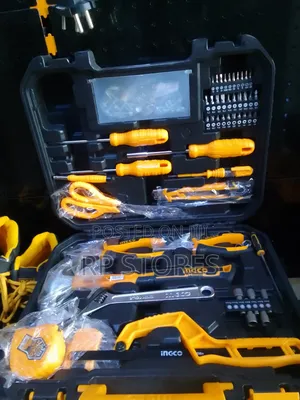 Ingco 120pcs Hand Tools Set | Complete Tools Set | 29–165 Pieces | Impact Drill + Hand Tools | Carry Case | Industrial Grade