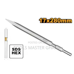 Hex Chisel - Dbc0512801 | Power Tool Accessory | Professional Grade | Compatible with Major Brands | Durable Construction | Used – Inspected & Good Condition