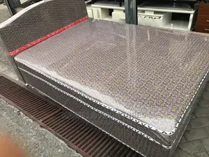 Bed With Mattres | Bed Frame | Solid Wood / MDF / Leather Upholstered | King, Queen & Double | Durable Construction | Multiple Designs