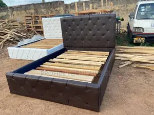 Paradox Solid Double Bedframe | Bed Frame | Solid Wood / MDF / Leather Upholstered | King, Queen & Double | Durable Construction | Multiple Designs
