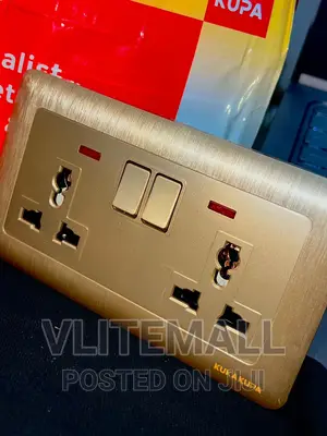 KK - Double Multi-socket | Electrical Accessory | 240V Rated | Safety-Certified | Surge Protection | Universal Fit