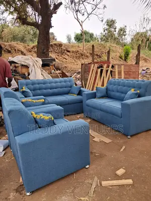 Quality Utv Sofa Set | Sofa / L-Shape Couch | Premium Leather / Velvet / Fabric | 2–7 Seater | Throw Pillows Included | Available in Multiple Colours