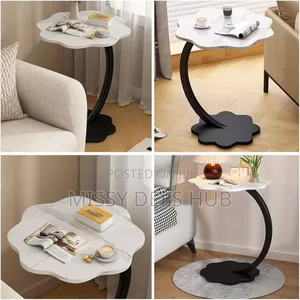 Flower Coffee Table | Sofa / L-Shape Couch | Premium Leather / Velvet / Fabric | 2–7 Seater | Throw Pillows Included | Available in Multiple Colours