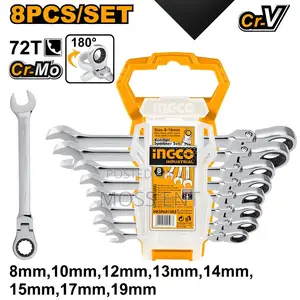 8 PCS Flexible Ratchet Spanner Set