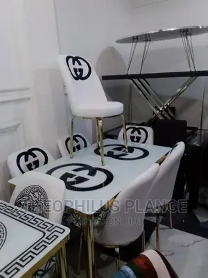 Designer 6 Seater Dining Table and Chairs | Dining Set / Table | Tempered Glass / Marble / Solid Wood | 2–8 Seater | Matching Chairs Included | Multiple Designs