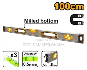 Spirit Level With Powerful Magnets - Hsl38100m
