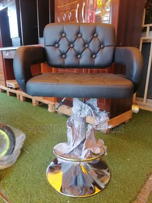 Executive Leather High Stool