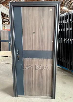 A Single Clean Door | Security Door & Hardware | Heavy-Duty Steel | Multiple Sizes & Colours | Frame, Lock & Keys Included