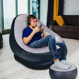 Smartest Way to Relax Anywhere ;Inflatable Air Sofas | Sofa / L-Shape Couch | Premium Leather / Velvet / Fabric | 2–7 Seater | Throw Pillows Included | Available in Multiple Colours