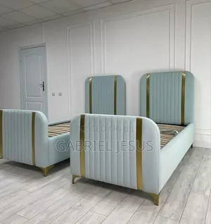 Royal Double Bed Frame | Bed Frame | Solid Wood / MDF / Leather Upholstered | King, Queen & Double | Durable Construction | Multiple Designs