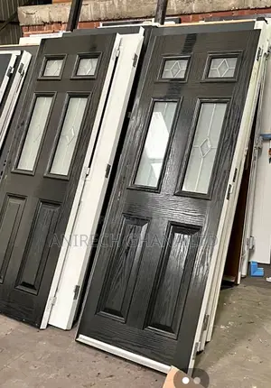 Exterior Uk Security Door | Security Door & Hardware | Heavy-Duty Steel | Multiple Sizes & Colours | Frame, Lock & Keys Included