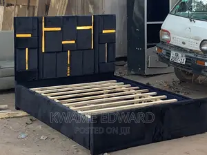 Double Bed Frame | Bed Frame | Solid Wood / MDF / Leather Upholstered | King, Queen & Double | Durable Construction | Multiple Designs