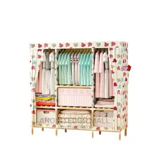 Wooden Foldable Wardrobe 3 in 1