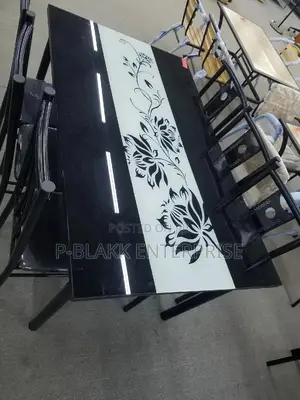 Dining Table With 6 Chairs Set | Dining Set / Table | Tempered Glass / Marble / Solid Wood | 2–8 Seater | Matching Chairs Included | Multiple Designs