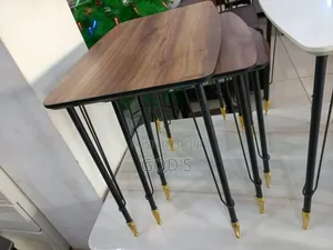 Coffee Table Set 3in1 GVO | Centre / Coffee Table | Tempered Glass / Marble / Solid Wood | Modern Design | Multiple Sizes & Finishes