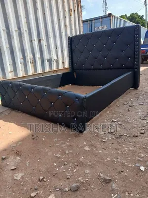Leather Double Bed Frame