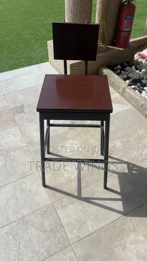 1 Used Tall Boy Chair Brown For Sale | Quality Furniture | Solid Wood / MDF / Metal | Durable Construction | Available in Multiple Sizes & Colours | Inspected – Good Condition