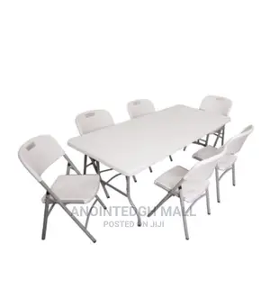 Foldable Plastic Chair | Study / Student Table & Chair | Durable MDF / Plastic | Ergonomic Design | For Home, School & Office Use