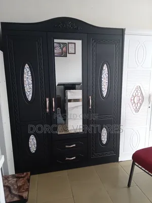 Front View ( Black) Wardrobe