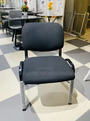 Premium Black Executive Visitor Chair Sleek, Durable.