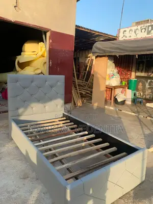 Leather One Half Bed Frame