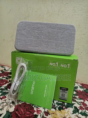 Oraimo Clockpoint Air Rechargeable Alarm Clock – Modern Decorative 3D Silent Quartz