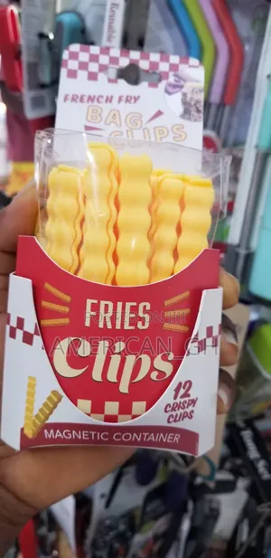 12 Crispy French Fry Bag Clips – Premium Home Office Interior Accessory