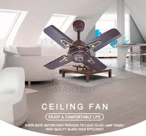 Binatone Ceiling Fan – Short Blades, Big Power – Lidded Compartment Waste Bin