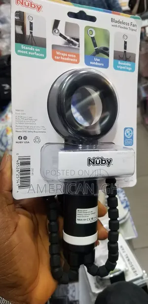 Nuby Bladeless Rechargeable Fan – – Premium Home Office Interior Accessory