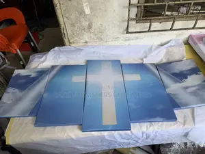 Glory Holy Cross Wall Arts Canvas Frames Decor – Decorative or Tabletop Display