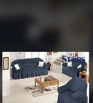 Tailored Look: 4-Piece Skirt Sofa Covers Set