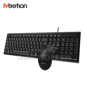 Meetion Wired Keyboard and Mouse Combo – USB Wireless Plug-and-Play Computer Keyboard