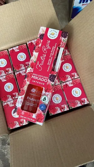 La Casa Aromas Mikado Diffuser Frutos Rojos Intense 100ml | Aroma Diffuser / Humidifier | Ultrasonic / Reed / Flame | 130–2000 ml | LED Light | Auto Shut-Off | For Home & Office