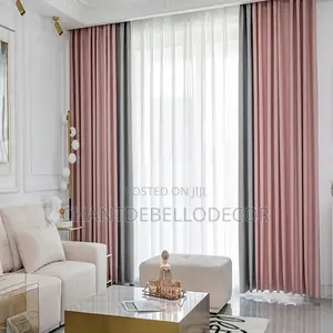 Sunblock Curtains | Curtains / Window Blinds | Premium Fabric | Sunblock / Blackout / Voile / Zebra | Custom Sizes | Grommets & Tiebacks | Fade-Resistant