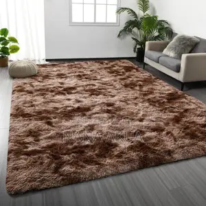 Fluffy Carpet | Carpet / Rug | 3D / Fluffy / Crystal Velvet / Woolen | Anti-Slip | Machine Washable | Multiple Sizes & Colours