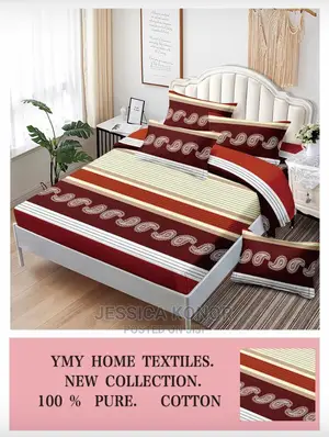Cotton Bedsheets Available in Different Designs | Bedsheet Set | 100% Cotton | Flat & Fitted Options | King, Queen & Double | Hotel-Grade Quality