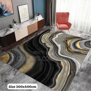 3d-Carpet 300x400 Free Bedside MAT/Doormat | Carpet / Rug | 3D / Fluffy / Crystal Velvet / Woolen | Anti-Slip | Machine Washable | Multiple Sizes & Colours