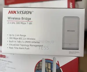 Hikvision Cpe Ap 2.4ghz Wireless Bridge Ds-3wf1000s-Ei-2n | Wireless Network Equipment | Brand New